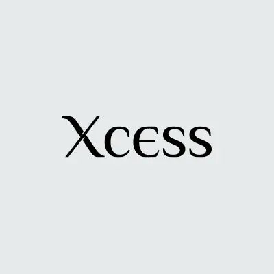 Xcess logo with Innovation by Gear Dolphin branding